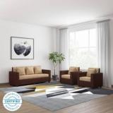 Bharat Lifestyle Tulip311 Fabric 3 + 1 + 1 Sofa Set