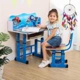 Bhella Kids Study Table & Chair With Adjustable Height With Dreamcatcher Engineered Wood Study Table