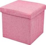 Black Gold Jute Feel Z27 Portable Stool Compact Innovation Space Saving Storage Cum Pink Stool