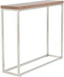 Black Square Metal Console Table