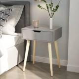 Bloo Furnish Side End Table With Drawer And Table For Bedroom, Living Room Engineered Wood End Table