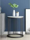 Bloo Mart Side Table For Living Room Bedroom Iron Frame Metal Side Table