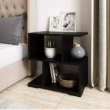 Bluewave Craft Wood Sofa Side Table/Bedside Table With Shelves For Living Room, Bedroom, Solid Wood Side Table