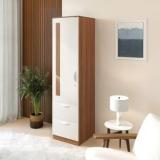 Bluewud Andrie Engineered Wood 1 Door Wardrobe