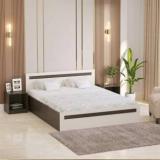 Bluewud Maltein King Size Double Bed With Storage for Bedroom Home Furniture Engineered Wood King Box Bed