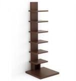 Bluewud Osvil Engineered Wood Semi Open Book Shelf