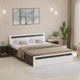 Bluewud Pollo Double Bed King Size Bed With Storage Box For Bedroom Home Furniture Engineered Wood King Box Bed