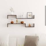 Bluewud Riley Engineered Wood Open Book Shelf