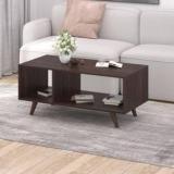 Bluewud Taury Coffee Center Sofa Teapoy Console Table for Sofa set Living Room Home Engineered Wood Coffee Table