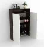 Bluewud Whartin Wall Mount Shoe Rack With Doors Engineered Wood Bar Cabinet