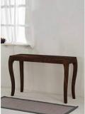 Bois Art Rosewood And Sheesham Wood Console Bedside End Table For Living Room With Curved Legs, Standard Size Solid Wood Corner Table