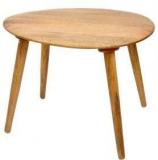 Brown Art Shoppee Beautiful Oval Shaped Side Table/End Table/Coffee Table Solid Wood End Table