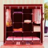 Bucketlist 10+2 Shelve PP Collapsible Wardrobe