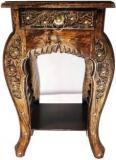 Buffet Handicrafts Solid Wood Bedside Table