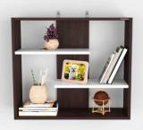 Captiver Royal Wall Hanging Combo Color Wall Shelf Wooden Engineered Wood Open Book Shelf