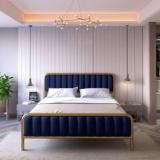 Carlton London Elegant Metal Queen Bed