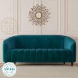 Carlton London Olivia Fabric 3 Seater Sofa