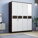 Carlton London PHOENIX Engineered Wood 4 Door Wardrobe