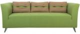 CasaCraft Adelia Three Seater Sofa In Pear Green Colour