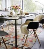 CasaCraft Alondro Eames Arm Chair Replica In Black Colour