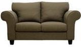 CasaCraft Anapolis Double Seater Sofa With Throw Pillows In Cedar Brown Colour