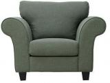 CasaCraft Anapolis One Seater Sofa In Graphite Grey Colour