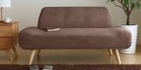 CasaCraft Camilia Two Seater Sofa In Brown Colour