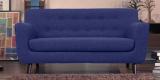 CasaCraft Carlito Two Seater Sofa In Blue Colour