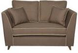 CasaCraft Carmelo Two Seater Sofa In Dark Brown Colour