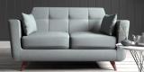 CasaCraft Castello Two Seater Sofa In Gravel Grey Colour