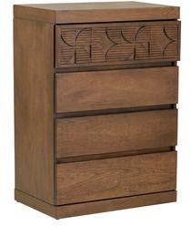 CasaCraft Catalonia Chest Of Drawers In Amelia Oak Colour