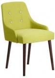 CasaCraft Celano Chair In Green Color With Buttons