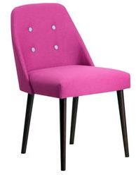 CasaCraft Corfinio Buttoned Arm Chair In Pink Color