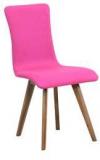 CasaCraft Emiliano Chair In Magenta Pink Colour