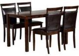 CasaCraft Enrique Four Seater Dining Set In Wenge Colour