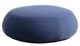 CasaCraft Fabio Big Size Pouffe In Blue Colour