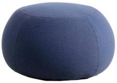 CasaCraft Fabio Small Size Pouffe in Blue Colour