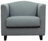 CasaCraft Florianopolis One Seater Sofa In Stone Grey Colour