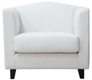 CasaCraft Florianopolis Single Seater Sofa In Pearl White Colour