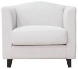 CasaCraft Florianopolis Single Seater Sofa In Vanilla Colour