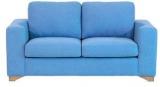 CasaCraft Iganzio Two Seater Sofa In Aegean Blue Colour