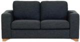 Casacraft Iganzio Two Seater Sofa In Carbon Black Colour