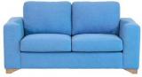 CasaCraft Iganzio Two Seater Sofa In Sea Blue Colour