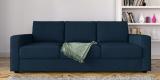 CasaCraft Jordana Three Seater Sofa In Royal Blue Colour