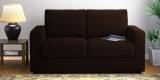 CasaCraft Jordana Two Seater Sofa In Saddle Brown Colour