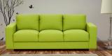 CasaCraft L'Aquila Three Seater Sofa In Citron Green Colour