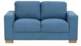 CasaCraft L'Aquila Two Seater Sofa In Aegean Blue Color