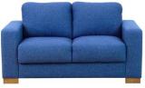 CasaCraft L'Aquila Two Seater Sofa In Denim Blue Colour