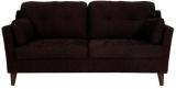 CasaCraft Liliana Three Seater Sofa In Chestnut Brown Colour