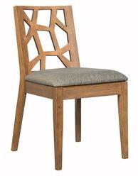 CasaCraft Manuel Dining Chair In Cocoa & Hazel Colour